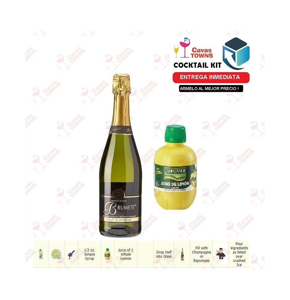 Cocktail Kit Black Manhattan - 1 Receta Recipe - Cavas Towns