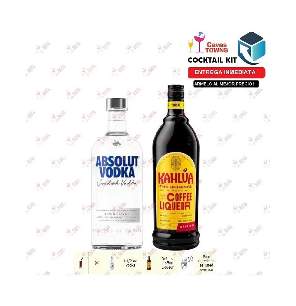 Cocktail Kit Black Russian Receta Recipe - Cavas Towns