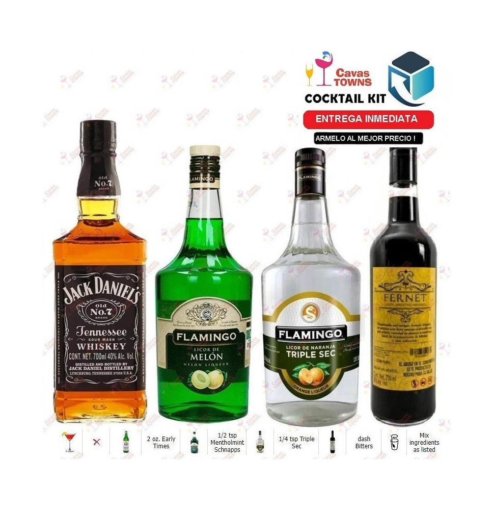 Cocktail Kit Bizzard - 2 Receta Recipe - Cavas Towns