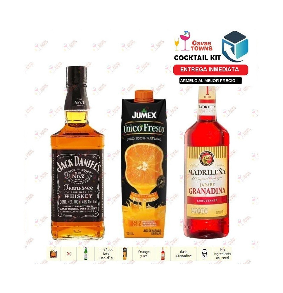 Cocktail Kit Bluegrass Sunrise Receta Recipe - Cavas Towns