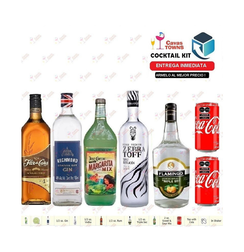 Cocktail Kit Broken Leg - 1 Receta Recipe - Cavas Towns