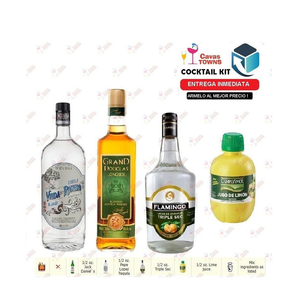 Cocktail Kit Cactus Kicker - 2 Receta Recipe - Cavas Towns Cocktail Kit Cactus Kicker - 2 Receta Recipe - Cavas Towns