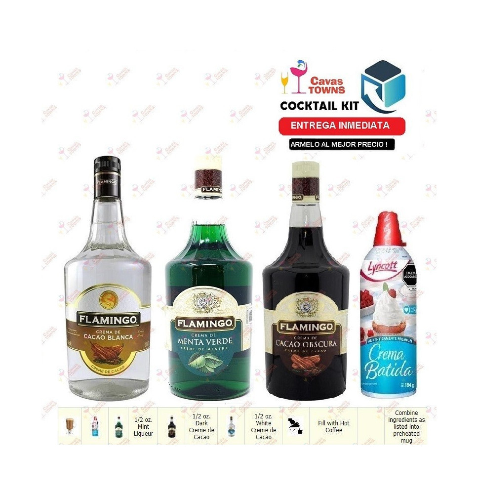 Cocktail Kit Cafe Bavarian Mint Receta Recipe - Cavas Towns