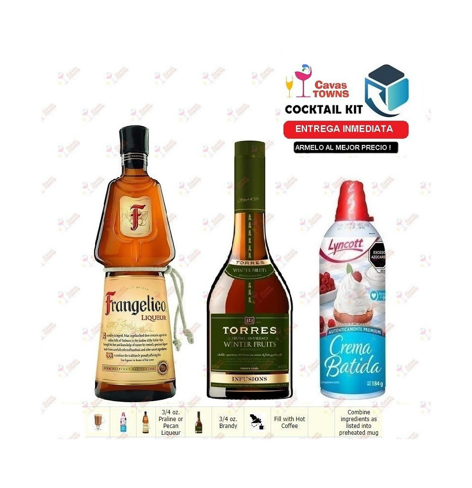 Cocktail Kit Cafe Praline Royale Receta Recipe - Cavas Towns