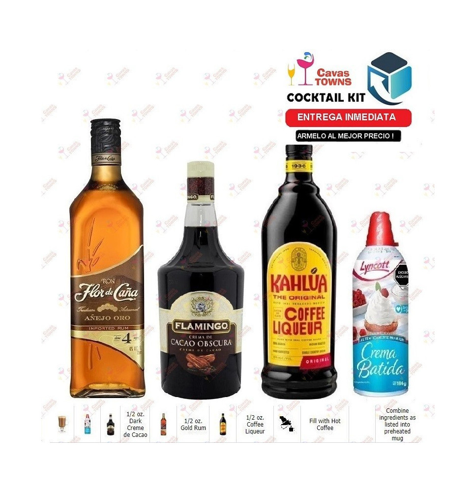 Cocktail Kit Cafe Reggae Receta Recipe - Cavas Towns