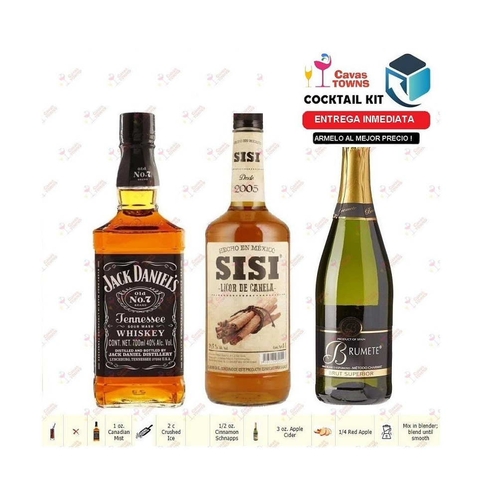 Cocktail Kit Canadian Cider Receta Recipe - Cavas Towns