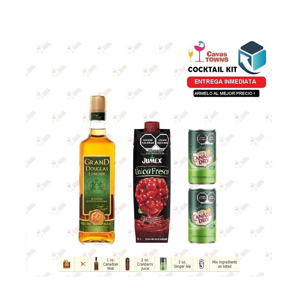 Cocktail Kit Canadian Heartbreak Receta Recipe - Cavas Towns