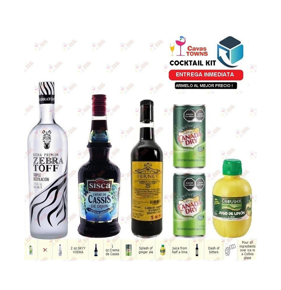 Cocktail Kit Cielo Receta Recipe - Cavas Towns