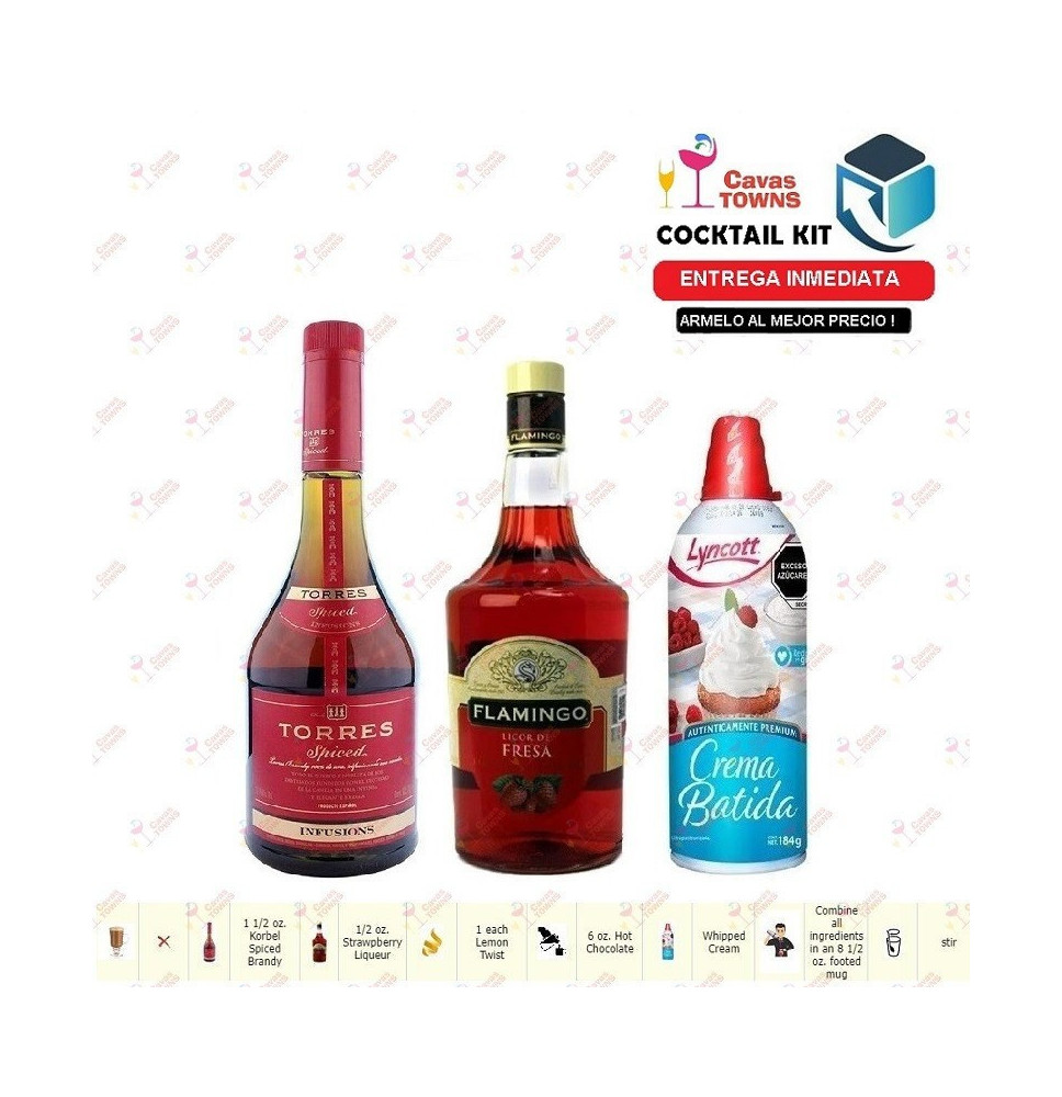 Cocktail Kit Cocoa With a Twist Receta Recipe - Cavas Towns