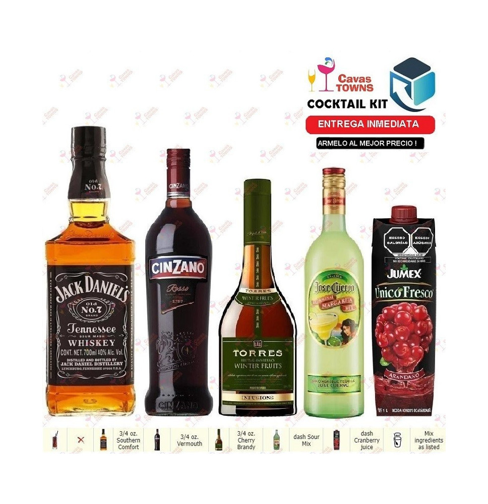 Cocktail Kit Double D Receta Recipe - Cavas Towns
