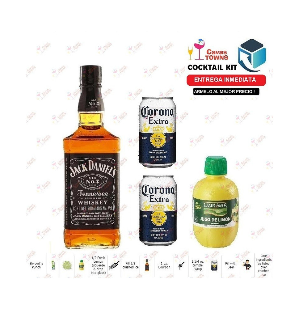 Cocktail Kit Elwood's Punch Receta Recipe - Cavas Towns