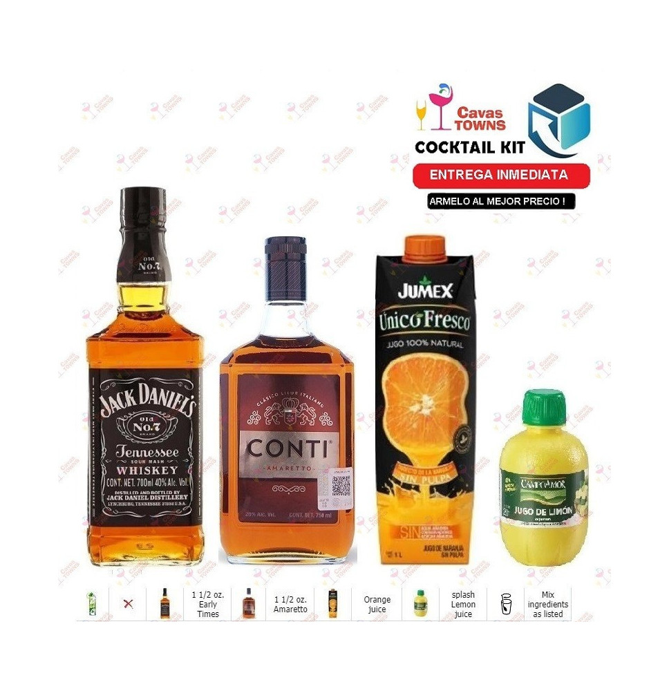 Cocktail Kit ET Longshot Receta Recipe - Cavas Towns