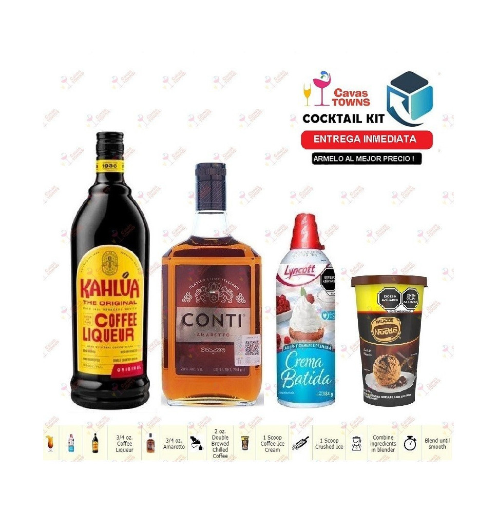 Cocktail Kit Frozen Cafe Oscar Receta Recipe - Cavas Towns