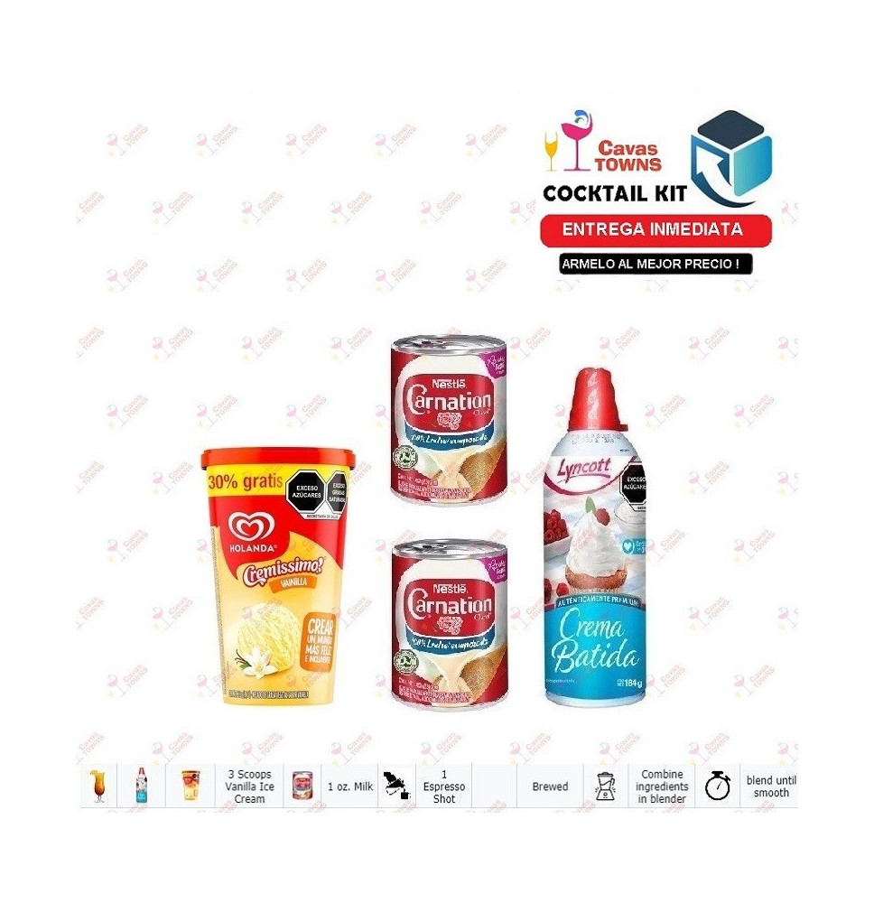 Cocktail Kit Frozen Cappuccino Receta Recipe - Cavas Towns Cocktail Kit Frozen Cappuccino Receta Recipe - Cavas Towns