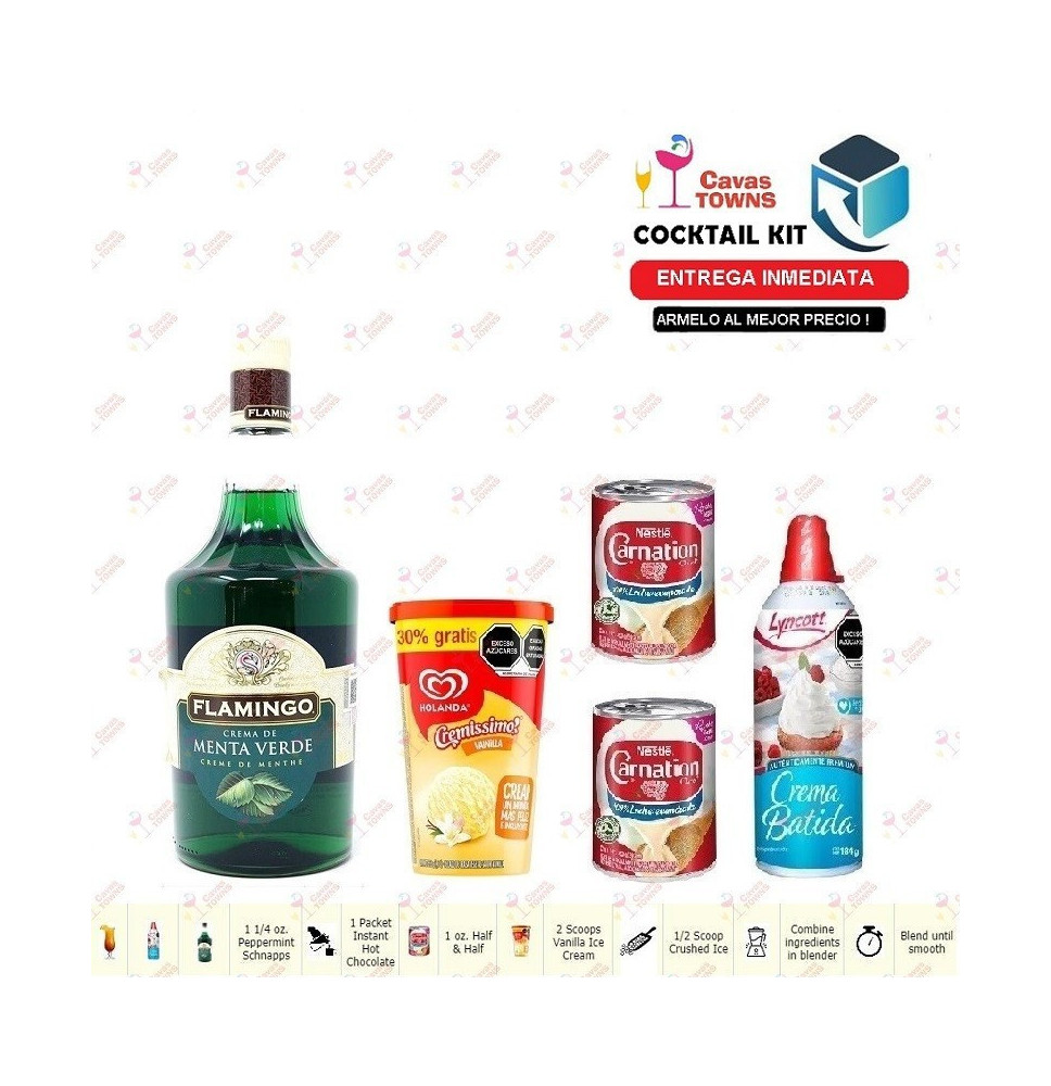 Cocktail Kit Frozen Hot Chocolate Receta Recipe - Cavas Towns