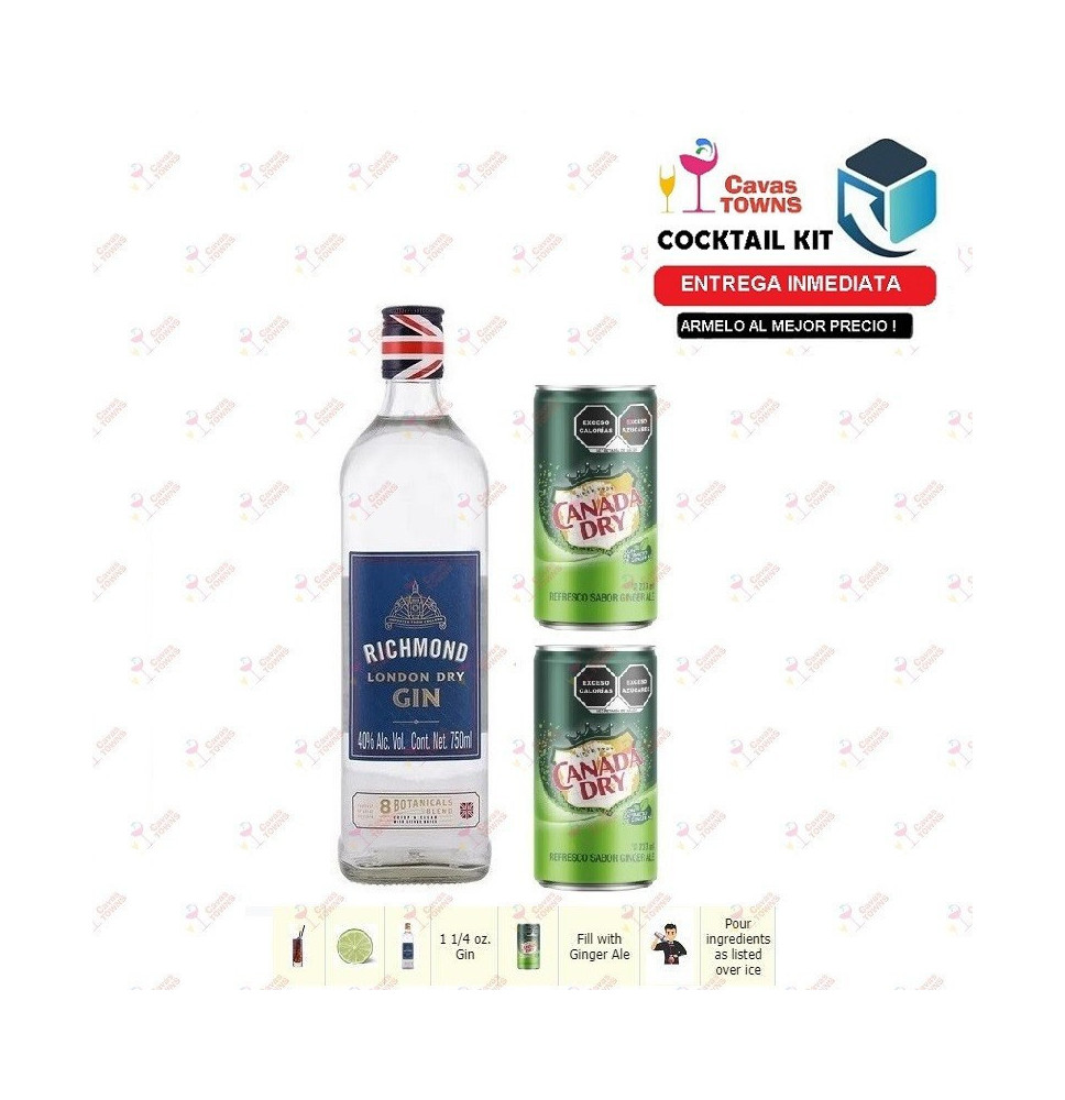 Cocktail Kit Gin Buck Receta Recipe - Cavas Towns