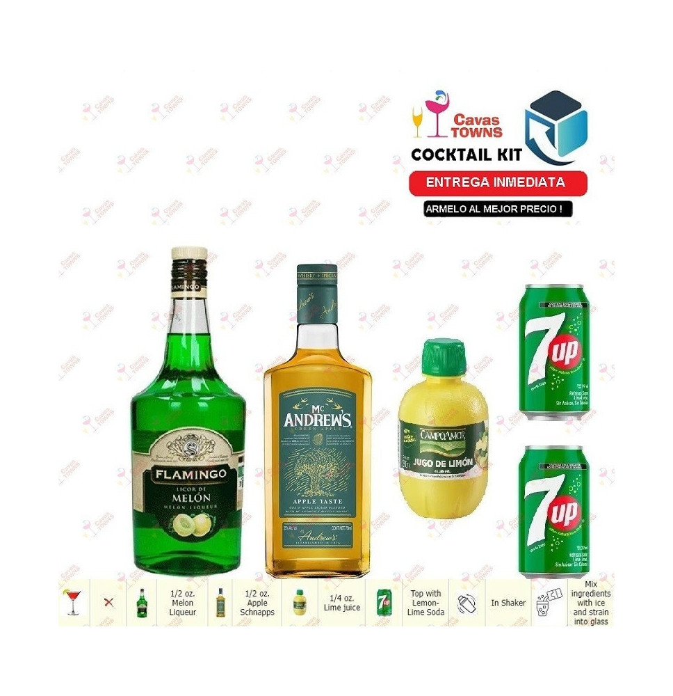 Cocktail Kit Granny Smith Apple Receta Recipe - Cavas Towns