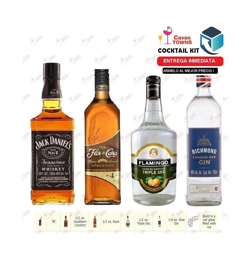 Cocktail Kit Hawaiian Punch - 2 Receta Recipe - Cavas Towns