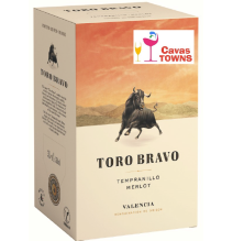 Vino Toro Bravo Tempranillo Merlot 750 Ml Caja 12 Botellas - Cavas Towns