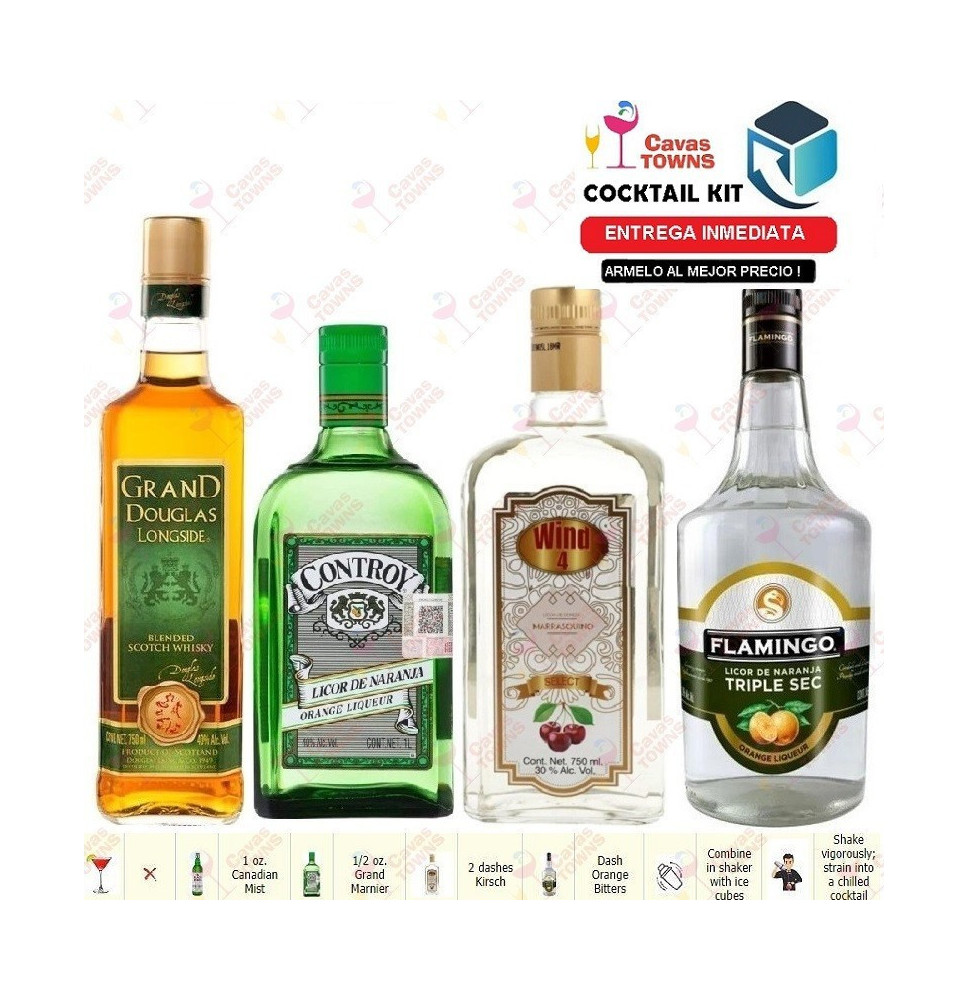 Whisky Grand Douglas Cocktail Kit Banff Receta Recipe - Cavas Towns