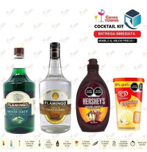 Licor De Menta Verde Flamingo 1 L - Cavas Towns Licor De Menta Verde Flamingo 1 L - Cavas Towns