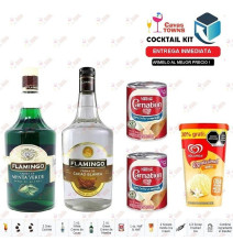 Licor De Menta Verde Flamingo 1 L - Cavas Towns Licor De Menta Verde Flamingo 1 L - Cavas Towns