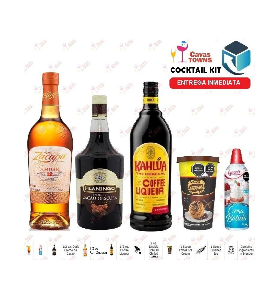 Ron Zacapa Cocktail Kit Frozen Cafe Reggae Receta Recipe - Sellers Towns Ron Zacapa Cocktail Kit Frozen Cafe Reggae Receta Recipe - Sellers Towns